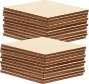 HOODANCOS 30pcs DIY Wooden Slices Rhombus Shaped Decorative Crafts for Party Home Decorations