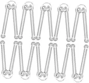 HOOTNEE Charm Necklace Decorative Drumstick Jewelry Metal Drumstick Charm for Musicians