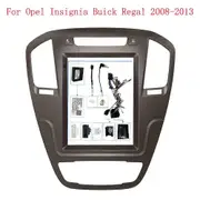 9.7 Inch Car Radio Dvd Fascia Tesla Screen Player Frame For Opel Insignia Buick Regal 2008-2013 Android Mp5 Gps Player brown-canbus