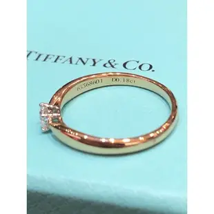 N新上架(二手)Tiffany & Co.-四爪單鑽戒指-主石0.18ct-AU750/PT950-633368601