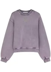 Alexanderwang.t Logo Jersey Sweatshirt - Lilac - L (UK14 / L) L (UK14 / L)