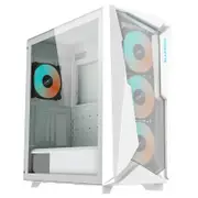 Gigabyte C301 RGB Tempered Glass E-ATX White Mid Tower Gaming Chassis