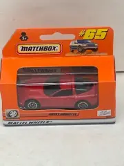 1999 MATCHBOX SUPERFAST #65 RED CHEVY CORVETTE NEW IN BOX