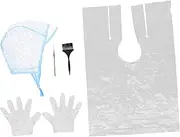 Ipetboom Hair Dye Brush Set Disposable Hair Dye Cap Crochet for Temporary Color