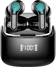 Bluetooth Headphones, Wireless Bluetooth 5.3 in-Ear Headphones with 4 ENC Microphones, 2023 Wireless Headphones, Noise Cancelling Earbuds with 40H Deep Bass, USB-C, IP7 Waterproof Earphones