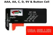 Universal - Battery Tester For AA AAA C D 9V Button Cell Batteries USA - Checker