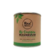 Raw Medicine Re-Energise Magnesium + Herbs & Superfoods (Wild Berry Flavour) 150g