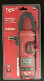 MILWAUKEE (2237-20) 600A AC/DC Digital Clamp Meter CAT III, New (FREE SHIPPING)