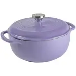 只有一咖 烹飪高手 美國LODGE 鑄鐵鍋 燉鍋  26CM 超美薰衣草紫