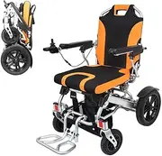 New Heavy Duty Electric Wheelchair, Deluxe Fold Foldable Power Compact Mobility Aid Wheel Chair Longest Driving Range Power Wheelchair