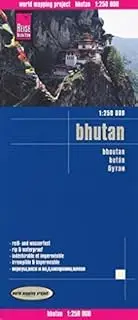 Bhutan 1:250,000 Travel Map, waterproof, GPS-compatible, REISE by Reise Knowhow (2016-01-05)