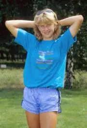 Steffi Graf German tennis star in Bruhl 1986 OLD PHOTO 13