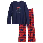 Boys Pajamas SZ 4 Jammies For Your Family HAVE A DINO-MITE CHRISTMAS DINOSAUR