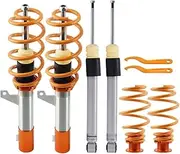 Shock Absorber Coilover Spring & Shock Assembly Coil,Compatible With VW GOLF MK5 MK6 2.0TDi,Compatible With A3 8P (FWD) 2006-2014