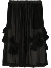 [COMME des GARCONS COMME des GARCONS] Ribbon-Detail Full Skirt