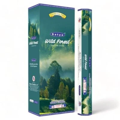 Satya Hexa Wild Forest Incense Sticks Aroma Fragrance Box W/ 120 Sticks