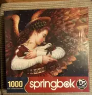 NEW Springbok Angel & Dove 1000 Piece Jigsaw Puzzle Large 24 x 30 Olive Leaf USA