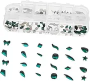 120pcs Nail Drill Nail Art Beads Face Art Jewels Flat Back Rhinestones Rhinestones