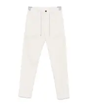 drawstring belt casual pants 34 sand-colored