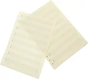 TOPPERFUN 100 Sheets B5 Staff Paper Refill Paper for Binder Planner Inserts Lightweight Portable and Smooth