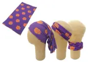 Clemson Tigers Neck Gaiter Hiking Fishing Tailgating Face Mask