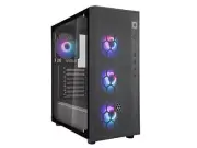 silverstone fara r1 pro, tempered glass, mid tower atx chassis with argb, sst-fa