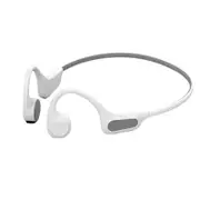 X3Pro Bone Conduction Headphone Ear Hook IP56 Waterproof Wear Long Battery Life HiFi Sound Wireless Earphone USB Micro - White