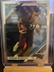 2019 Donruss Silver Press Proof #252 Jordan Scarlett /100