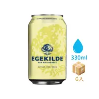 在飛比找PChome24h購物優惠-Egekilde檸檬香氛氣泡礦泉水(330ml*6)