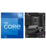 Intel Core i7-12700KF Unlocked Desktop Processor + GIGABYTE AORUS Z790 ELITE AX