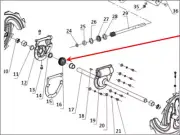 Power Smart Snow Blower Auger Gear for 7659B-22", 7651-24", 7651-26"