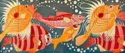 Ceramic Mural Backsplash Bath Art Nouveau Tile #523