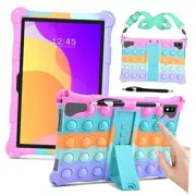Silicone Case for VASTKING KingPad K10 Pro Tablet, with Stylus Dazzling Pink