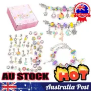 Bracelet Making Kit Beads Jewellery Charms Pendant Set DIY CraQT Girls Kids GiEV