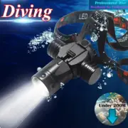 Diving Headlights Underwater 200M Scuba Diving Flashlight Stepless Dimming