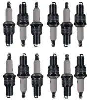 Set Of 12 Spark Plugs AcDelco For Ferrari 512 BB 4.9L Jaguar V12 5.3L 12 CYL