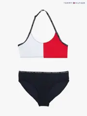Tommy Hilfiger Blue Bralette Bikini Set (F55173) | $104