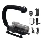 U C Shaped Holder Grip Video Handheld Stabilizer for DSLR Nikon Sony Camera