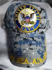 United States Air Force Camo Baseball Cap NWTHat Hook & eye Adjustable strap (3)