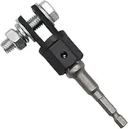 KNFFSAAJL 1/2 Inch Scissor Jack Adapter and Socket Adapter for Most Jacks Chrome Vanadium Steel Scissor Jack Adapter Drive Impact Wrench Tool Lightweight Wrench for Automotive RV