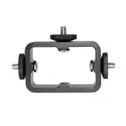 2 Pcs Camera Holder Bracket Three-Position Clip Mobile Phone Holder Multi-Position Rack Black