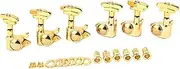FUNOMOCYA Guitar Tuning Pegs Set Metal Zinc Alloy Tuners 3r3l Guitar Tuning Keys