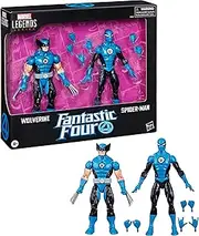 Marvel Legends Series Wolverine and Spider-Man, Fantastic Four Comics Collectible 6-Inch Action Figure 2-Pack