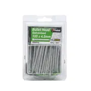 Paslode 100 x 4.5mm 500g Galvanised Bullet Head Nails - 30 Pack