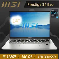 在飛比找良興EcLife購物網優惠-MSI微星 Prestige 14Evo B12M-434T