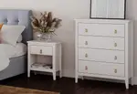 STANFORD White Tall Chest