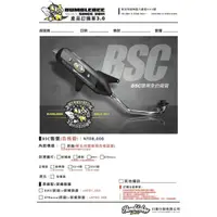 在飛比找蝦皮購物優惠-【嘉煌車業】黃蜂BSC 合法白鐵觸媒排氣管合法認證 勁戰 雷