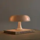 Bauhaus Mushroom Table Lamp Retro Style Decor AU - White