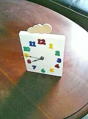 "PLATYPUS PRODUCTIONS" BABY'S ROOM DECORATIVE CLOCK ( 1AA Battery)