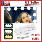 Make Up Mirror Lights 20 LED Kit Bulbs Vanity Light Dimmable Lamp Hollywood
